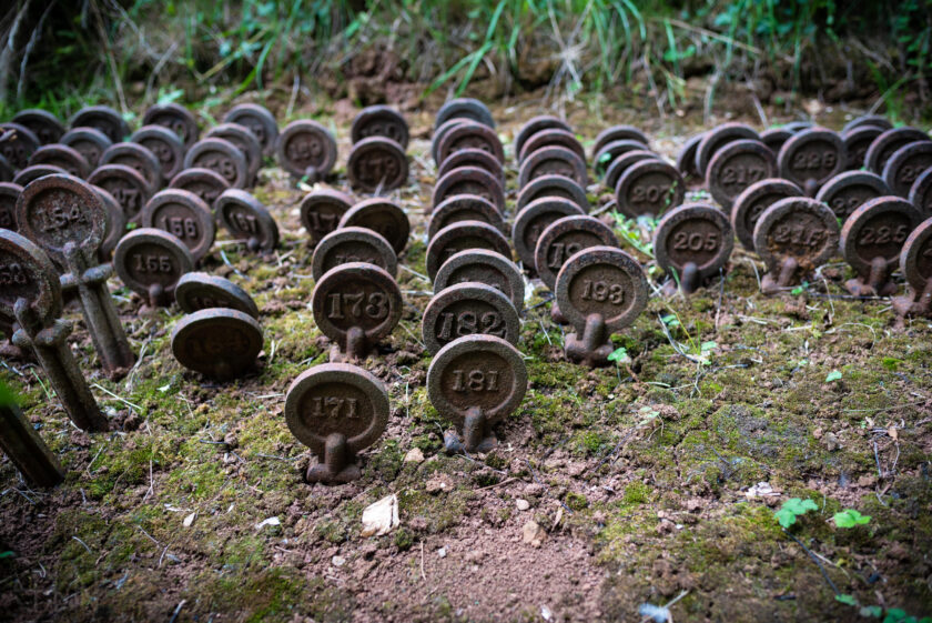 Mendip Hospital Cemetery Grave Markers