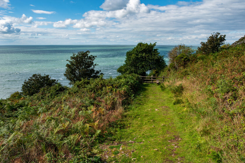 Path to Porlock Bay Beach