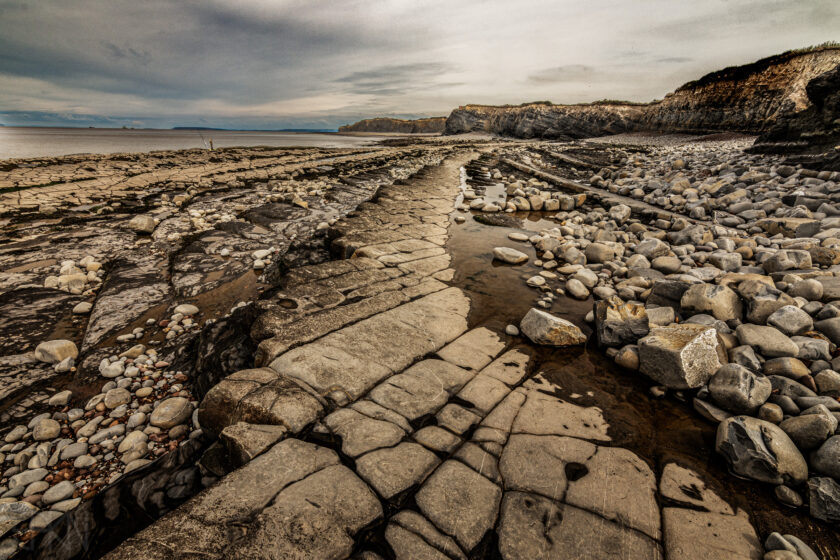 Rock Pathway at Kilve Beach