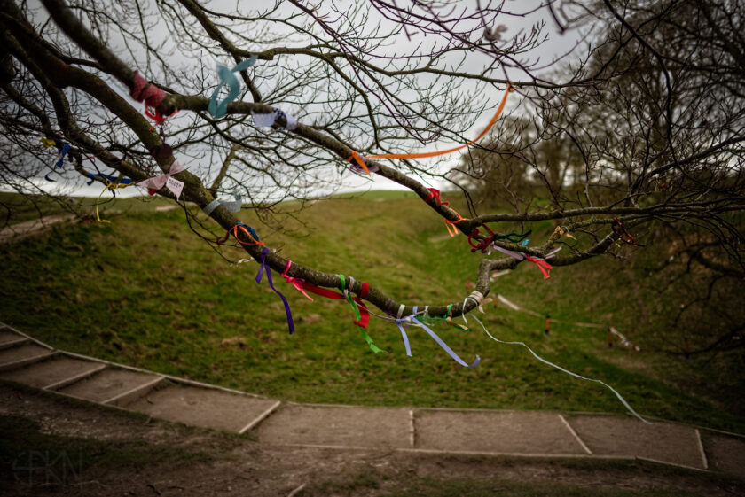 Clouts on the Rooty Tree at Avebury Clouts on the "Rooty Tree" At Avebury