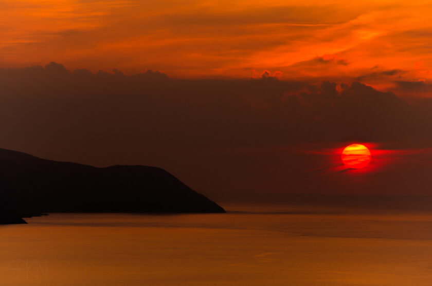 Sunset Over Porlock Bay